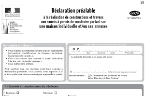 Urbanise: déclartion administrative